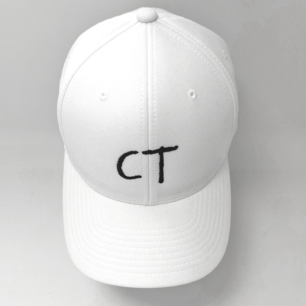 White/Black CT Snapback Hat | Authentic
